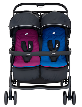 Baby Jogger double stroller by Bali Kidz Hire for double stroller hire in Bali for siblings, offering safe and comfortable twin seating